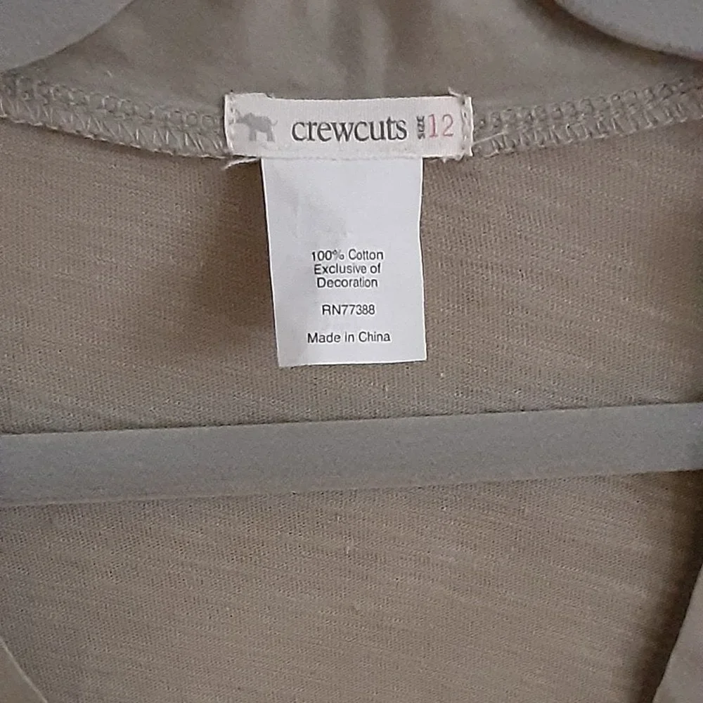 Crewcuts J Crew Kids lightweight cotton anorak - sage - size 12